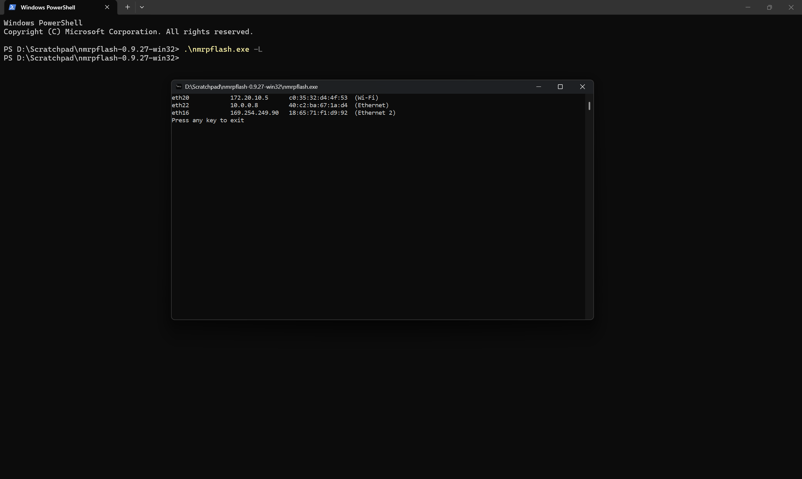 OpenWrt test run